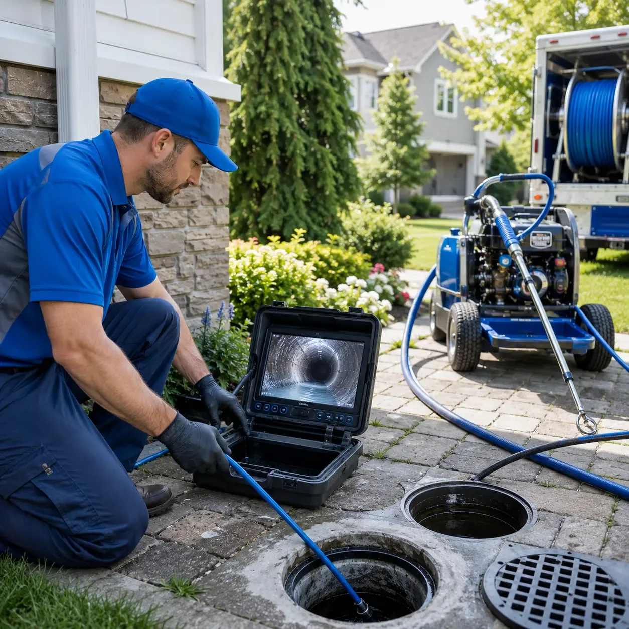 Outdoor drain cleaning professionals serving Sacramento, PA